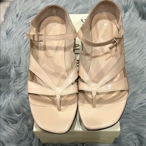 Rejina Pyo Nude Strappy Sandals